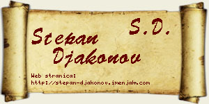 Stepan Đakonov vizit kartica